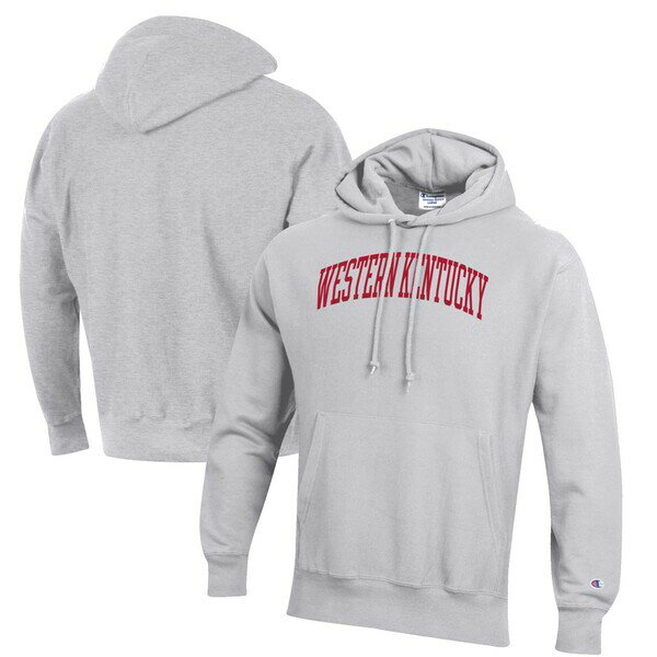 ԥ  ѡåȥ  Western Kentucky Hilltoppers Champion Reverse Weave Fleece Pullover Hoodie Heathered Gray