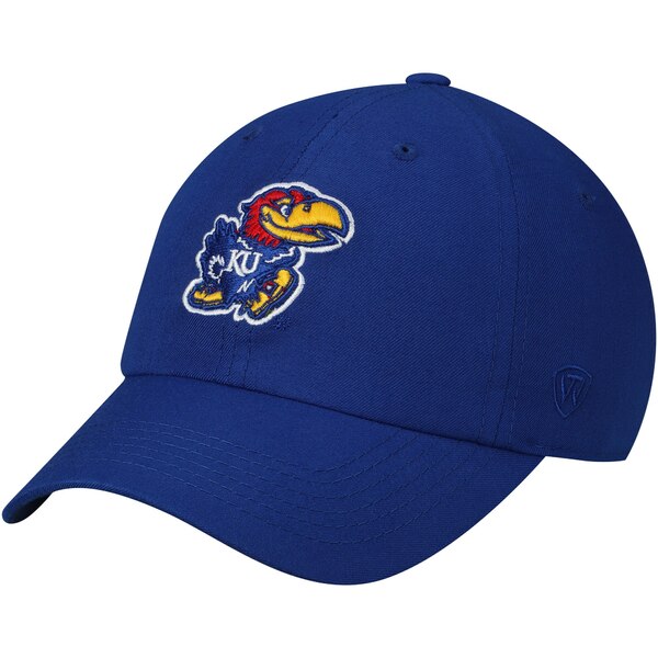 トップ・オブ・ザ・ワールド メンズ 帽子 アクセサリー Kansas Jayhawks Top of the World Staple Adjustable Hat Royal