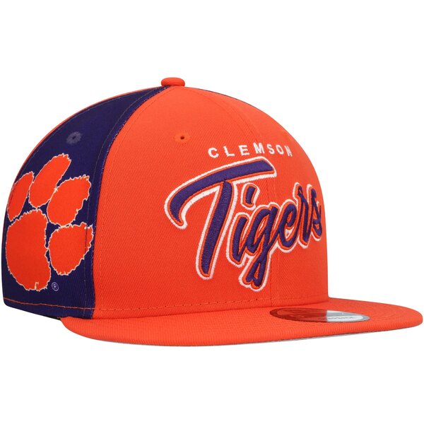 ニューエラ メンズ 帽子 アクセサリー Clemson Tigers New Era Outright 9FIFTY Snapback Hat Orange
