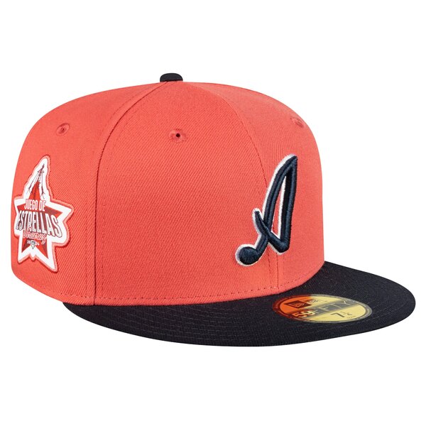 ニューエラ メンズ 帽子 アクセサリー Veracruz Aquilas New Era Mexico League On Field 59FIFTY Fitted Hat Pink/Navy