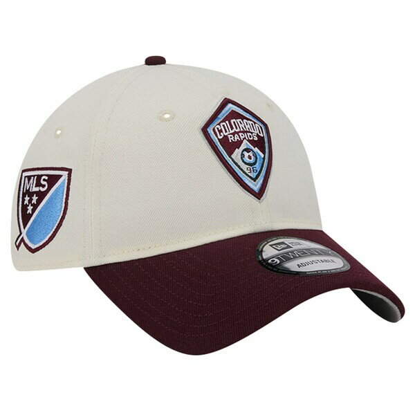 j[G Y Xq ANZT[ Colorado Rapids New Era 2024 Kick Off Collection 9TWENTY Adjustable Hat White