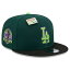 ニューエラ メンズ 帽子 アクセサリー Los Angeles Dodgers New Era Sour Apple Big League Chew Flavor Pack 9FIFTY Snapback Hat Green/ Black