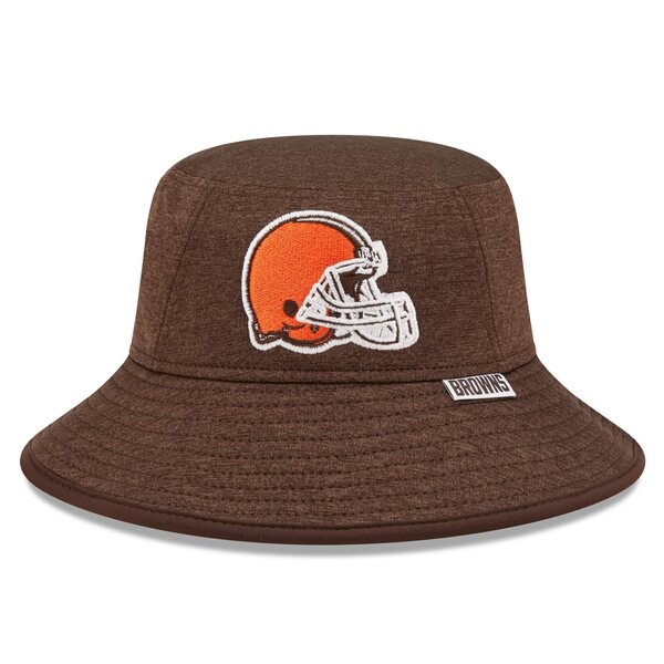 ニューエラ メンズ 帽子 アクセサリー Cleveland Browns New Era Bucket Hat Heather Brown