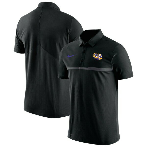 ナイキ メンズ ポロシャツ トップス LSU Tigers Nike Coaches Performance Polo Black