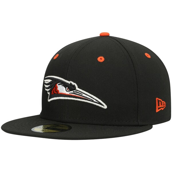 ニューエラ メンズ 帽子 アクセサリー Delmarva Shorebirds New Era Authentic Collection Team Home 59FIFTY Fitted Hat Black