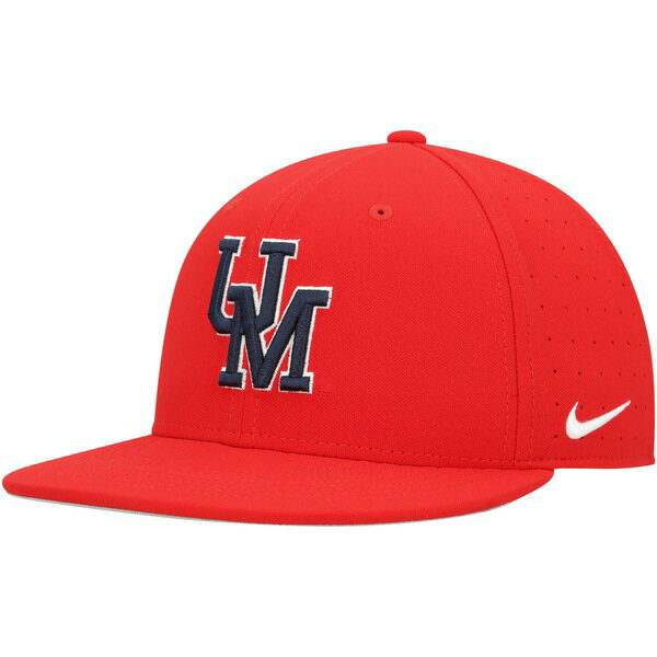 楽天astyナイキ メンズ 帽子 アクセサリー Ole Miss Rebels Nike Aero True Baseball Performance Fitted Hat Red
