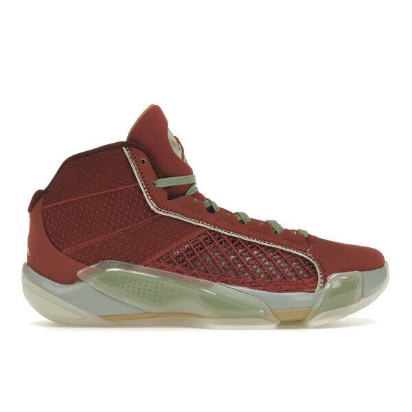 Jordan ジョーダン メンズ スニーカー 【Jordan 38 Year of the Dragon (Translucent Sole)】 サイズ US_M_14 Cedar/Metallic Gold Grain-Light Pumice-Sail-Oil Green-Dark Team Red