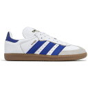 adidas アディダス メンズ スニーカー 【adidas Samba OG Oversized Logo Cloud White】 サイズ US_6(24.0cm) Cloud White/Semi Lucid Blue/Gold Metallic(4)