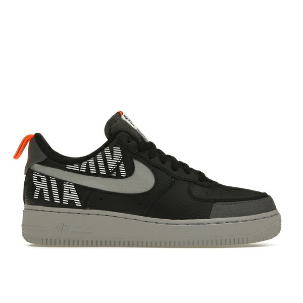 Nike ナイキ メンズ スニーカー 【Nike Air Force 1 Low Under Construction Black】 サイズ US_8(26.0cm) Black/Wolf Grey-Dark Grey-Total Orange