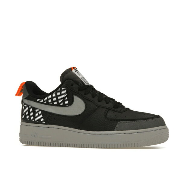 Nike ナイキ メンズ スニーカー 【Nike Air Force 1 Low Under Construction Black】 サイズ US_8(26.0cm) Black/Wolf Grey-Dark Grey-Total Orange