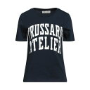 【送料無料】 トラサルディ レディース Tシャツ トップス T-shirts Navy blue