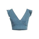 【送料無料】 カール ラガーフェルド ジーンズ レディース カットソー トップス Tops Blue