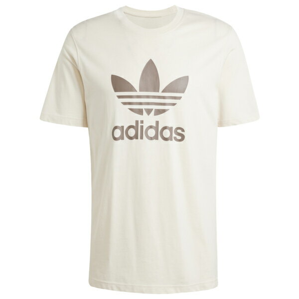 アディダスオリジナルス メンズ Tシャツ トップス adidas Originals Trefoil T-Shirt Wonder White