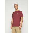 ノースフェイス メンズ バスケットボール スポーツ SIMPLE DOME TEE - Print T-shirt - sumac