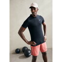 ナイキ メンズ バスケットボール スポーツ FLEX - Sports T-shirt - black/white