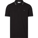 カルバン・クライン ポロシャツ メンズ 【送料無料】 カルバンクライン メンズ ポロシャツ トップス STRETCH PIQUE TIPPING SLIM POLO Ck Black