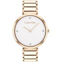 【送料無料】 カルバンクライン レディース 腕時計 アクセサリー Ladies Calvin Klein T-Bar Watch Rose Gold