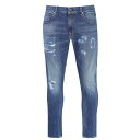 【送料無料】 リプレイ メンズ デニムパンツ ボトムス Micky M Hyperflex Tapered Jeans Medium Blue 009