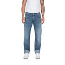 【送料無料】 リプレイ メンズ デニムパンツ ボトムス Replay Rocco Jeans Mens Mid Wash 490