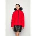 カルバンクライン レディース ジャケット＆ブルゾン アウター FITTED SHORT PUFFER - Winter jacket - red