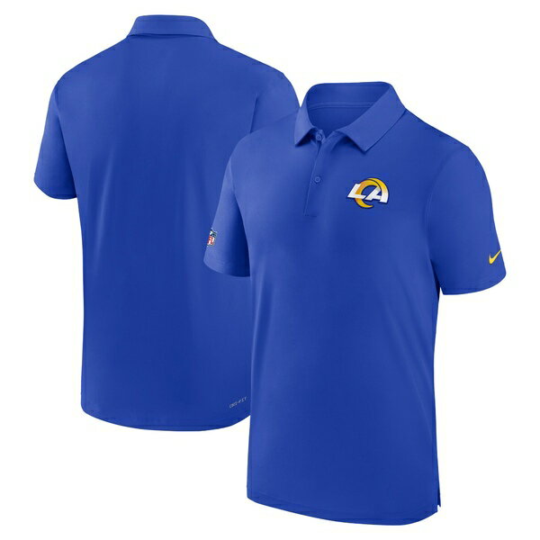 ナイキ メンズ ポロシャツ トップス Los Angeles Rams Nike Sideline Coaches Performance Polo Royal