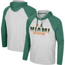 asty㤨֥  T ȥåץ Miami Hurricanes Colosseum Hasta La Vista Raglan Hoodie Long Sleeve TShirt Heather GrayפβǤʤ14,480ߤˤʤޤ