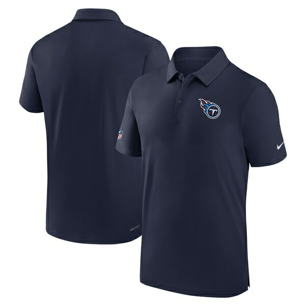 ナイキ メンズ ポロシャツ トップス Tennessee Titans Nike Sideline Coaches Performance Polo Navy