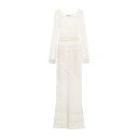 【送料無料】 ロベルトカヴァリ レディース ワンピース トップス Long dresses White