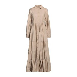 【送料無料】 フェデリカ・トシ レディース ワンピース トップス Long dresses Sand