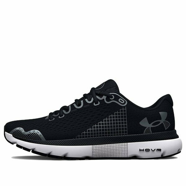Under Armour アンダーアーマー レディース スニーカー BLACK/WHITE 【(WMNS) Under Armour HOVR Infinite 4 'Black White' 3024905-001】 サイズ US_8(25.0cm)(4)