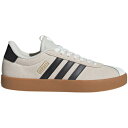 adidas アディダス レディース スニーカー 【adidas VL Court 3.0 Off White Grey Six Gold Metallic (...