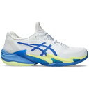 ASICS アシックス レディース スニーカー 【ASICS Court FF 3 White Illusion Blue (Women's)】 サイズ US_...