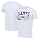 スターター メンズ Tシャツ トップス New York Giants Starter Throwback Logo TShirt White