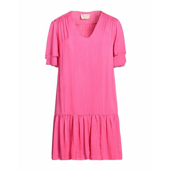 【送料無料】 カオスジーンズ レディース ワンピース トップス Mini dresses Fuchsia