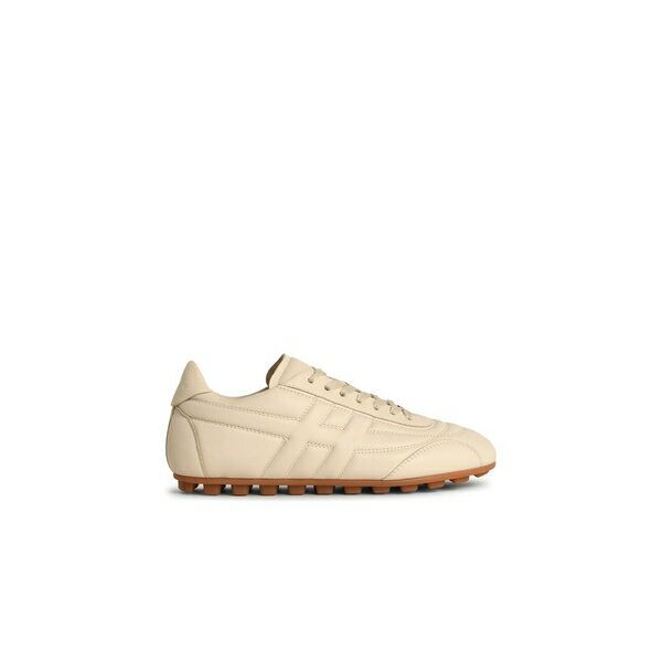 ホーガン レディース スニーカー シューズ 'h693' Yogurt-colored Smooth Leather Sneakers Cream