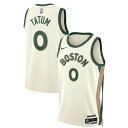 【送料無料】 ナイキ メンズ ユニフォーム トップス Jayson Tatum Boston Celtics Nike Unisex 2023/24 Swingman Jersey White City Edition