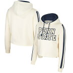 【送料無料】 コロシアム レディース パーカー・スウェットシャツ アウター Penn State Nittany Lions Colosseum Women's Perfect Date Cropped Pullover Hoodie Cream