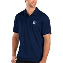 【送料無料】 アンティグア メンズ ポロシャツ トップス Memphis Tigers Antigua Balance Polo Navy