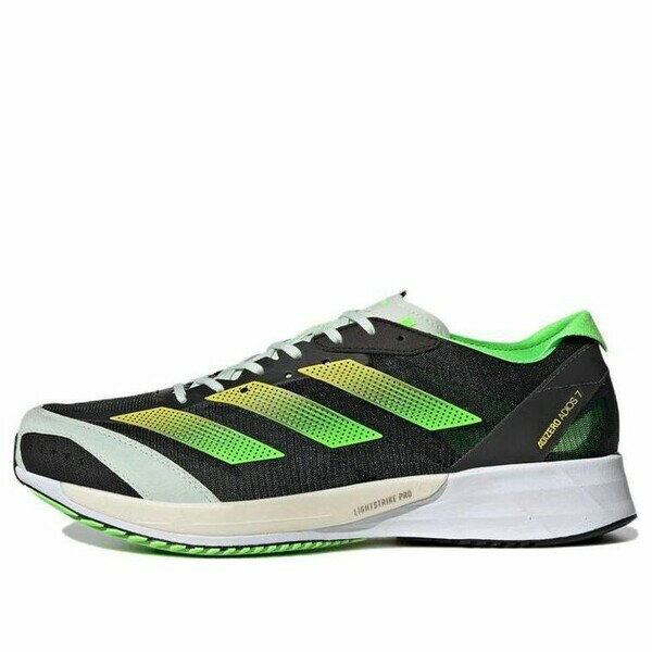 adidas アディダス メンズ スニーカー 【adidas Adizero Adios 7 'Black Solar Green' GY8409】 サイズ US_11.5(29.5cm)
