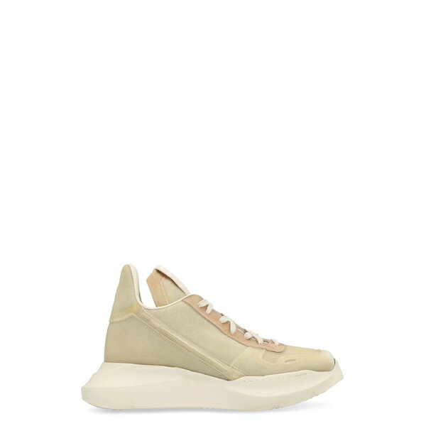 å  ˡ 塼 Geth Leather High-top Sneakers Beige