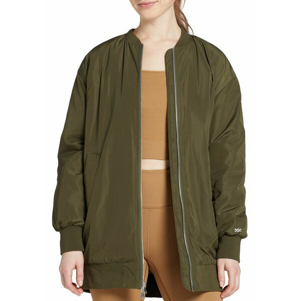 DSG レディース ジャケット＆ブルゾン アウター DSG Women's Long Bomber Jacket Inky Olive