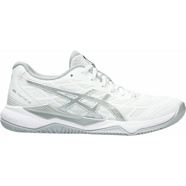 アシックス レディース バレーボール スポーツ ASICS Women's Gel-Tactic Volleyball Shoes White/Silver