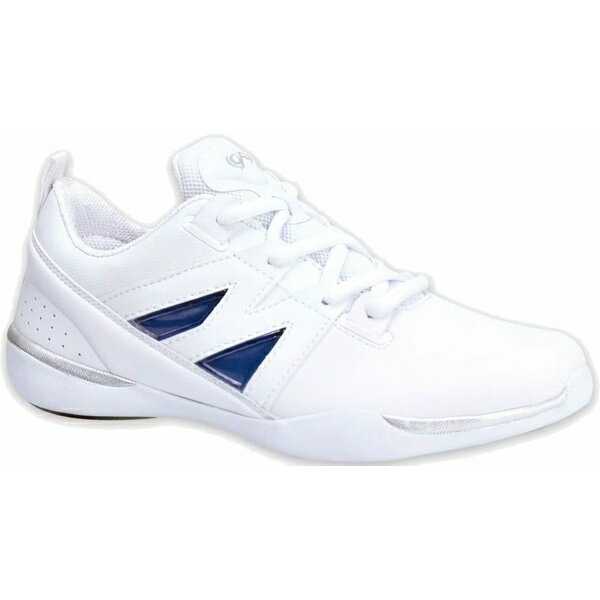 ジーケイ エリート レディース フィットネス スポーツ GK Women's Accent 2.0 Cheer Shoes White