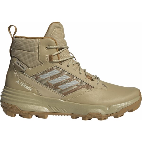 アディダス メンズ ブーツ シューズ adidas Men's Unity Leather Mid Rain.RDY Waterproof Hiking Shoes Beige