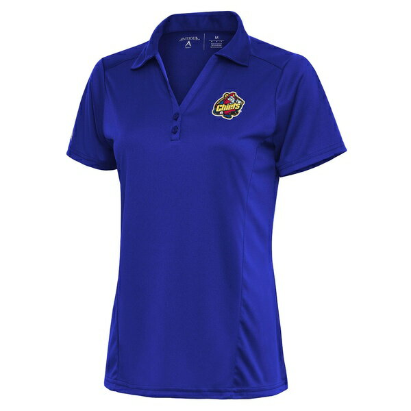 アンティグア レディース ポロシャツ トップス Peoria Chiefs Antigua Women's Tribute Polo Royal