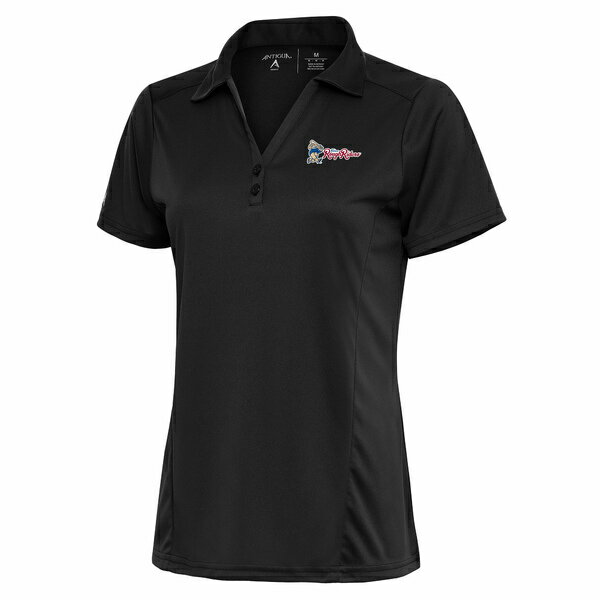 アンティグア レディース ポロシャツ トップス Frisco RoughRiders Antigua Women's Tribute Polo Charcoal