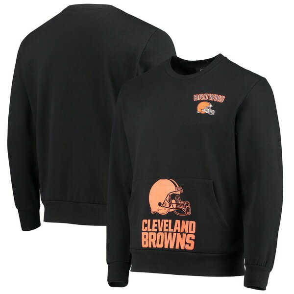 tHR Y Vc gbvX Cleveland Browns FOCO Pocket Pullover Sweater Black