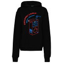 ディースクエアード レディース パーカー・スウェットシャツ アウター Black Cotton Hoodie Black