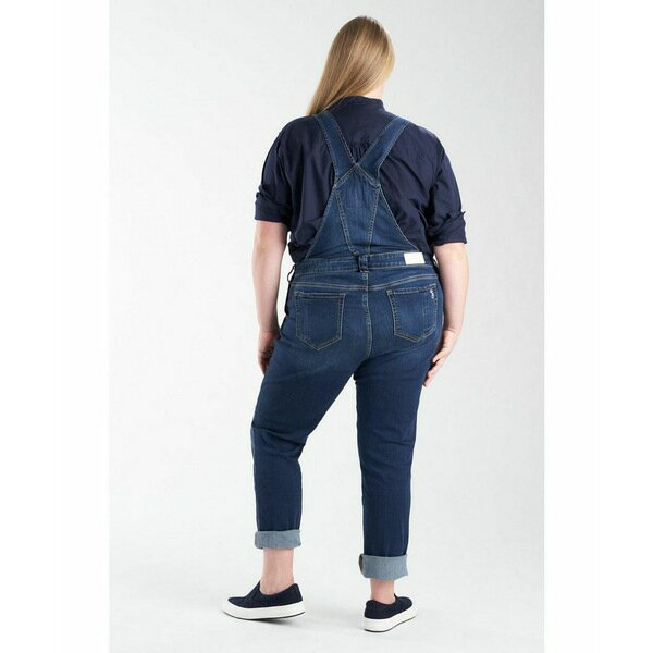 スリンクジーンズ レディース デニムパンツ ボトムス Plus Size Denim Overall Martha