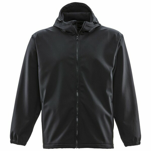 リフリッジウェア メンズ ジャケット&ブルゾン アウター Big & Tall Warm Water-Resistant Lightweight Softshell Jacket with Hood Black